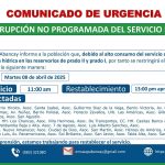 Atentos con el siguiente comunicado