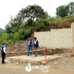 Inspeccionamos la obra de saneamiento ante próximo reinicio de trabajos