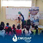 REALIZAMOS CHARLA DE SENSIBILIZACIÓN SOBRE VALORACIÓN DE LOS SERVICIOS DE AGUA POTABLE Y ALCANTARILLADO SANITARIO EN LA I.E.I. DIVINO MAESTRO