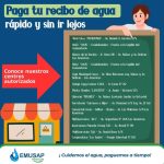 Paga tu recibo de agua rápido y sin ir lejos