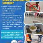 ¿POR QUÉ ES IMPORTANTECUIDAR EL ALCANTARILLADOSANITARIO?