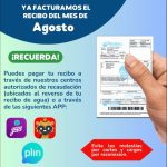Y A FACTURAMOS EL RECIBO DEL MES DE AGOSTO