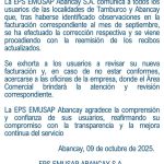 COMUNICADO