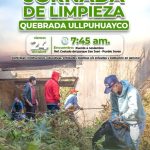 LA EPS EMUSAP ABANCAY SE SUMA A LA GRAN JORNADA DE LIMPIEZA EN LA QUEBRADA ULLPUHUAYCO