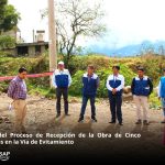 LA EPS EMUSAP ABANCAY INICIÓ EL PROCESO DE RECEPCIÓN DE LA OBRA DE MEJORAMIENTO Y AMPLIACIÓN DEL SISTEMA DE AGUA POTABLE Y ALCANTARILLADO