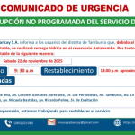 ¡ Atentos con el siguiente comunicado!