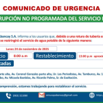 ¡ Atentos con el siguiente comunicado!