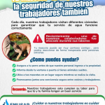 Ayúdanos a proteger a nuestro personal.