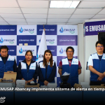 LA EPS EMUSAP ABANCAY RECEPCIONA SISTEMA DE ALERTA PARA FORTALECER EL MONITOREO DE FUENTES DE AGUA