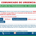 ¡ Atentos con el siguiente comunicado!