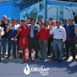 Capacitación brindada por la Compañía de Bomberos