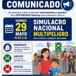 ¡Participemos juntos en el Simulacro Nacional Multipeligro!