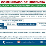 ¡Atentos con el siguiente comunicado de Urgencia!
